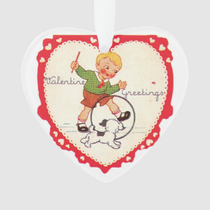 Antique Valentine Ornament