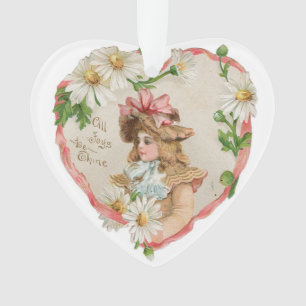 Antique Valentine Ornament