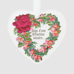 Antique Valentine Ornament