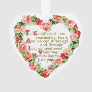 Antique Valentine Ornament