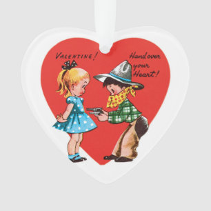Antique Valentine Ornament