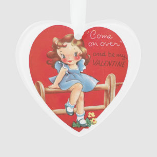 Antique Valentine Ornament