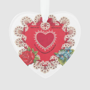 Antique Valentine Ornament
