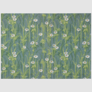 Antique Victorian Vintage Flower Pattern Tissue Paper