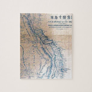 Antique Vietnamese map Jigsaw Puzzle