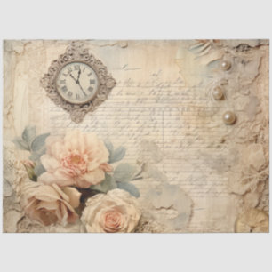 Antique vintage History Tissue Paper