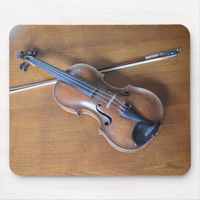 Antique Violin Mouse Pad (Front)