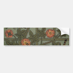 Antique wallpaper William Morris Bumper Sticker