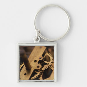 Antique Watch Internal Parts Key Ring