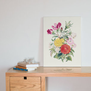Antique Watercolor Botanical Print