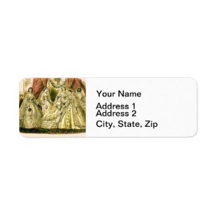 Antique Wedding Bridal Return Address Label