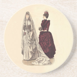 Antique Wedding Coaster