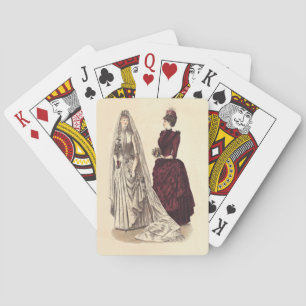 Antique Wedding Playing Cards