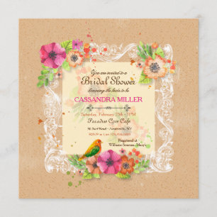 Antique Whisper Invitation