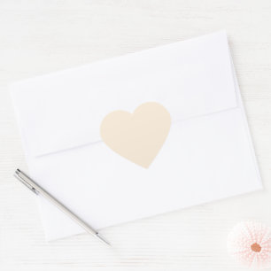 Antique White Heart Sticker