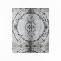 Antique White Quarter Circle Ceiling Tile
