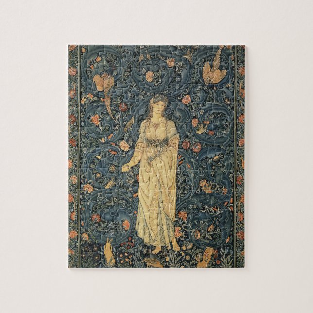 Antique William Morris Flora Jigsaw Puzzle (Vertical)
