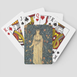 Antique William Morris Flora Playing Cards