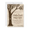 Antique Wood Carved Heart Tree Wedding Invites