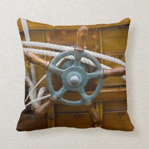 Antique Wooden Boat Cushion