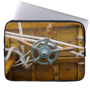 Antique Wooden Boat Laptop Sleeve
