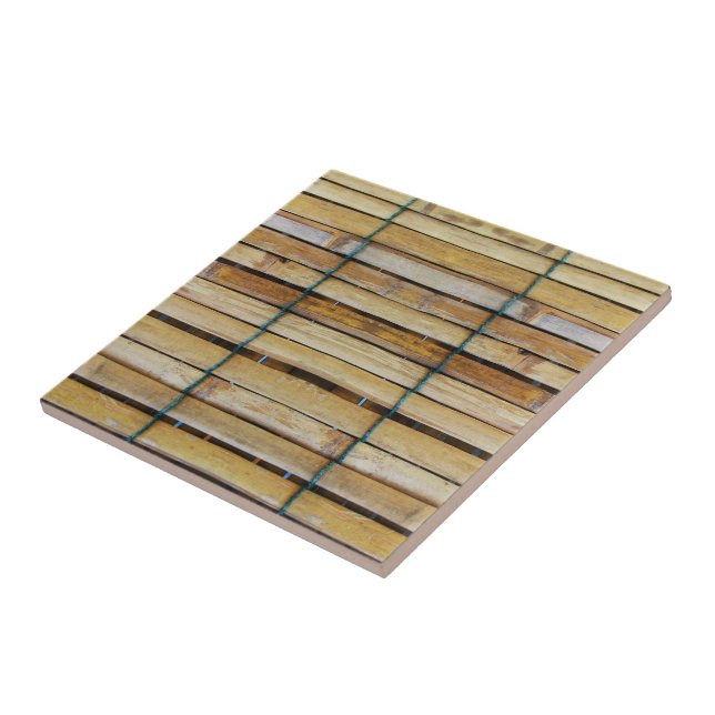 Antique Wooden Timber Wood Slats Ceramic Tile (Side)