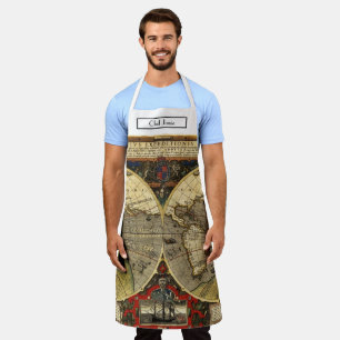 Antique World Map #2 Apron