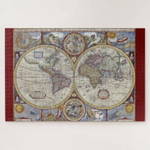 Antique World Map #3 Jigsaw Puzzle