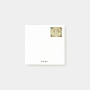 Antique World Map #4 Post-it Notes