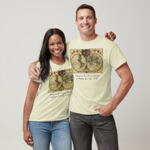 Antique World Map by Guillaume de L'Isle, 1720 T-Shirt