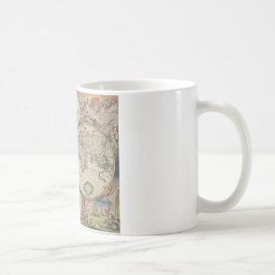 Antique World Map Coffee Mug