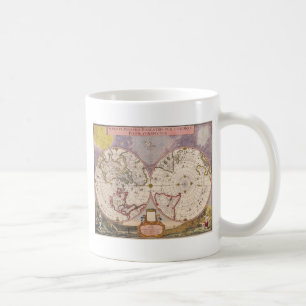 Antique World Map Coffee Mug