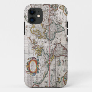 Antique World Map iPhone case