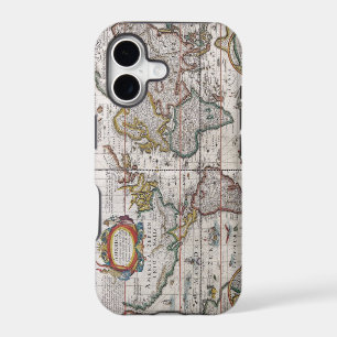 Antique World Map iPhone case