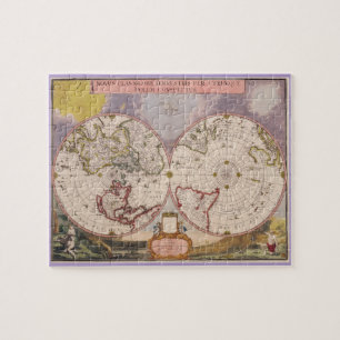 Antique World Map Jigsaw Puzzle