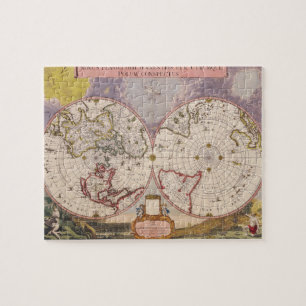 Antique World Map Jigsaw Puzzle