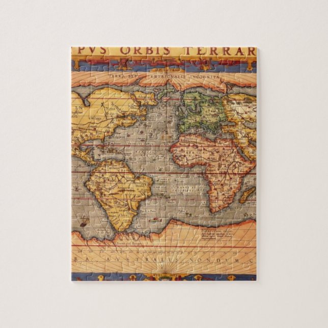 Antique World Map Jigsaw Puzzle (Vertical)