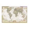 Antique World map poster print