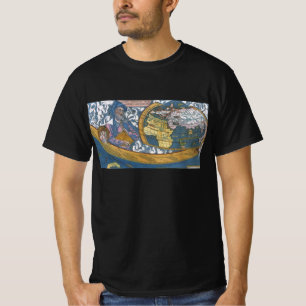 Antique World Map with Claudius Ptolemy, 1507 T-Shirt