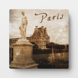 Antiqued Paris standing plaque