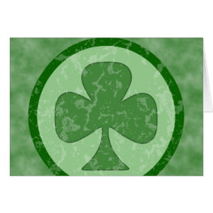 Antiqued Shamrock