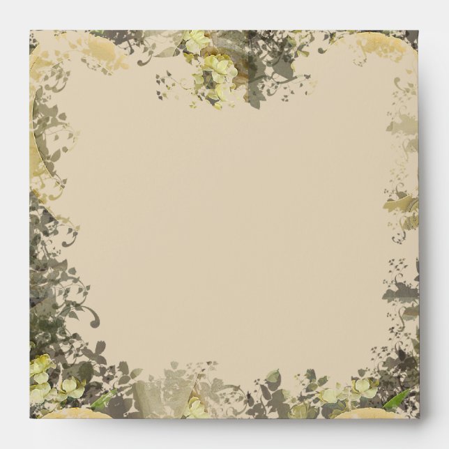 Antiqued Square Envelope (Front)