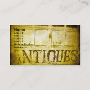 Antiques Business Card