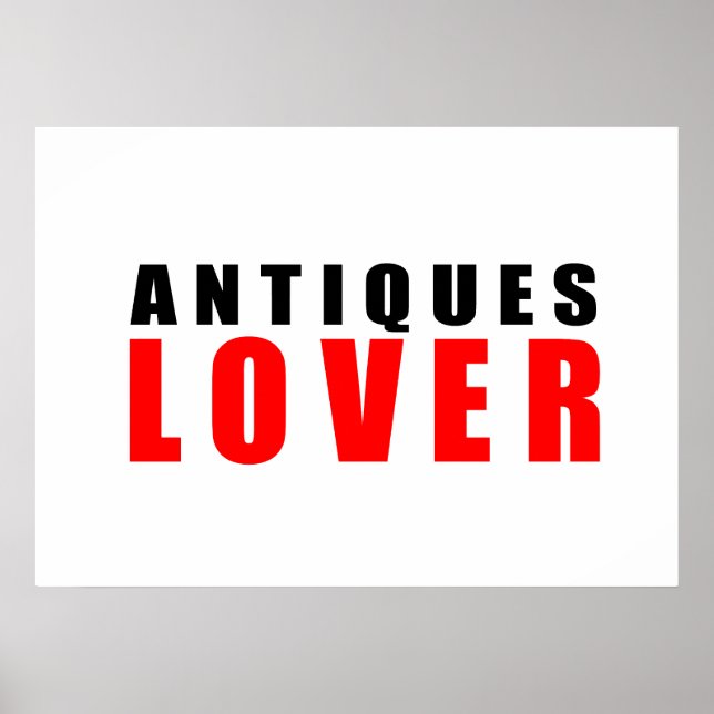 Antiques lover poster (Front)