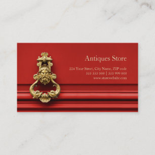 Antiques Store business card