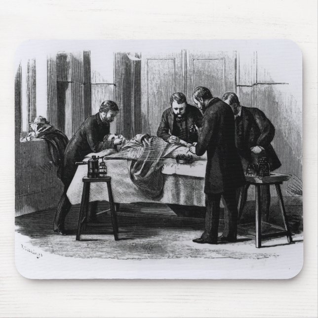 Antiseptic Surgery, 1882 Mouse Pad (Front)