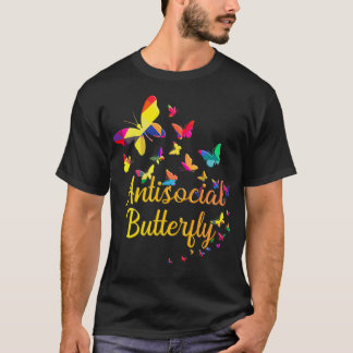 Antisocial Antisocial Butterfly T-Shirt