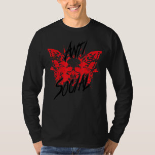 Antisocial Butterfly  For Introvert 2 T-Shirt