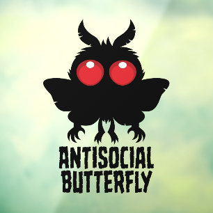 Antisocial Butterfly Mothman Cryptid