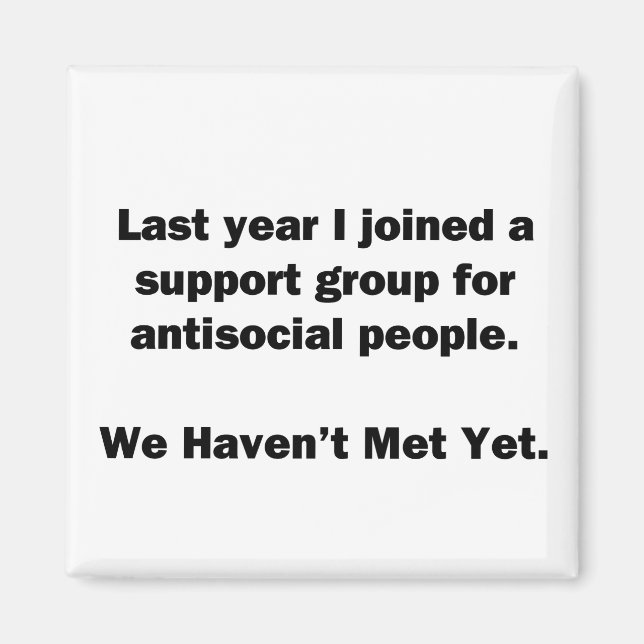 Antisocial Group Magnet (Front)